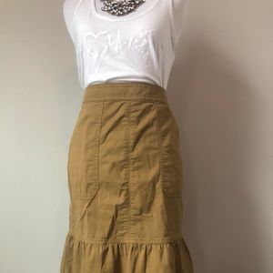 Jcrew skirt ruffle